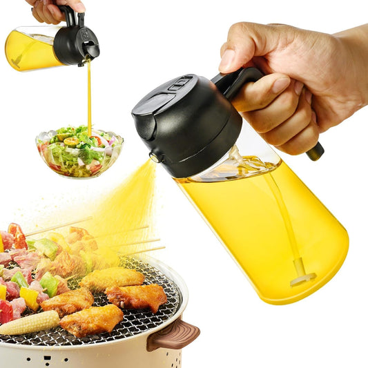 2 in 1 Oil Sprayer and Oil Dispenser Bottle 500ml