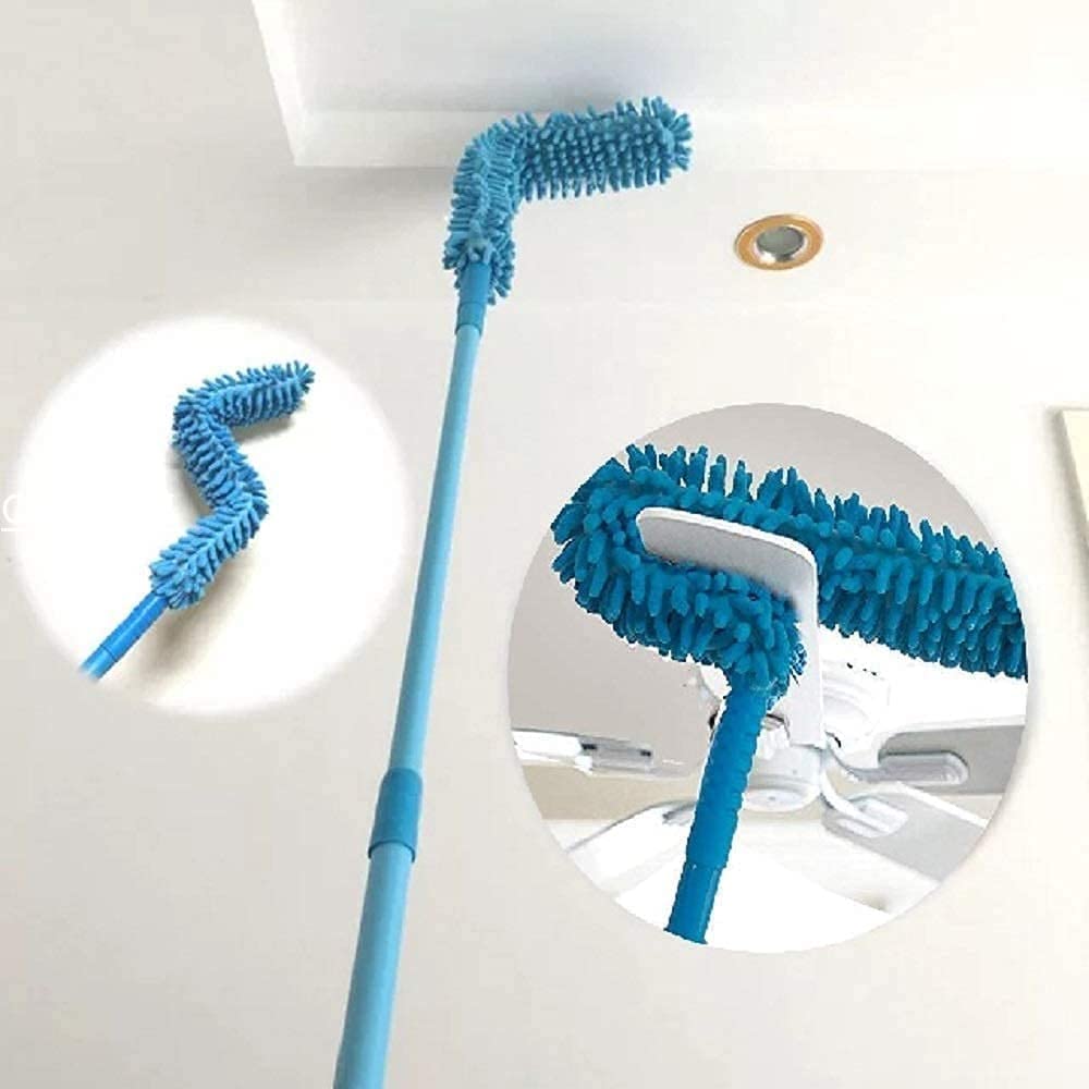 Flexible Fan Cleaning Duster for multi-purpose cleaning home, kitchen, car, and office.