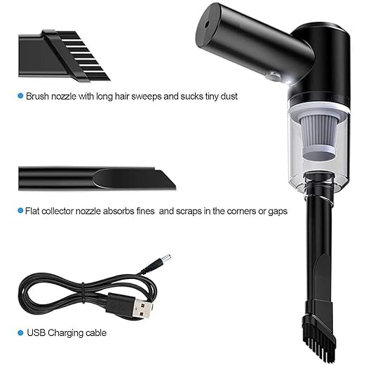 3 in 1 Vacuum Cleaner USB Rechargeable Wireless Car Vacuum Cleaner