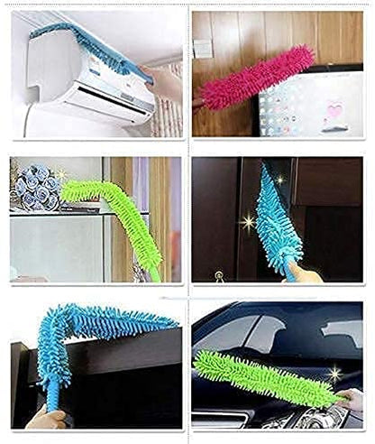 Flexible Fan Cleaning Duster for multi-purpose cleaning home, kitchen, car, and office.