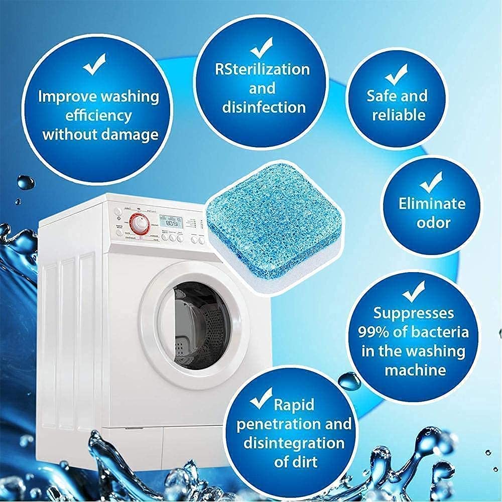 20 pcs Washing Machine Cleaner De-scaler tablet