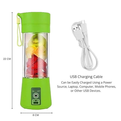 6 Blade USB Juicer Power Up Your Health Portable USB Blender Grind, Travel, Baby Food