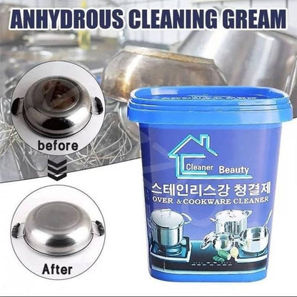 Powerful Stainless Steel Cleaner Paste: Say Goodbye to Tough Stains, Rust, and Burnt Marks