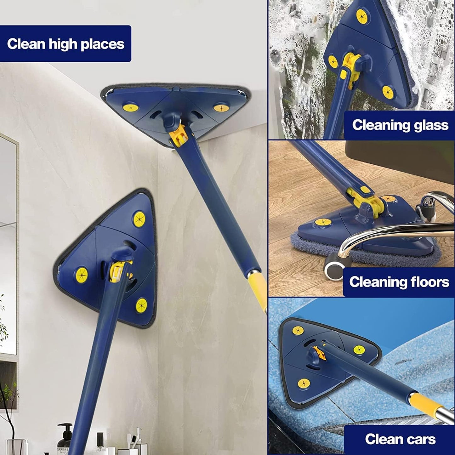 Triangle Squeeze Mop: Versatile, Durable, and Easy-to-Use Cleaning Solution