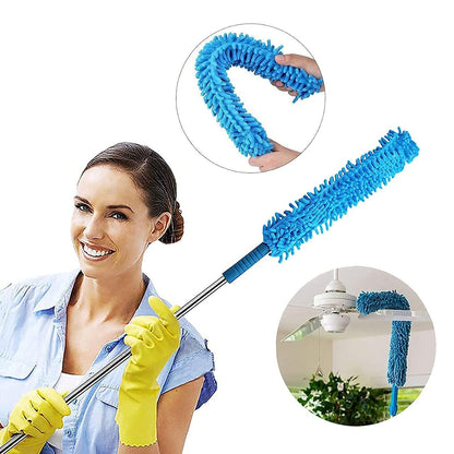 Flexible Fan Cleaning Duster for multi-purpose cleaning home, kitchen, car, and office.