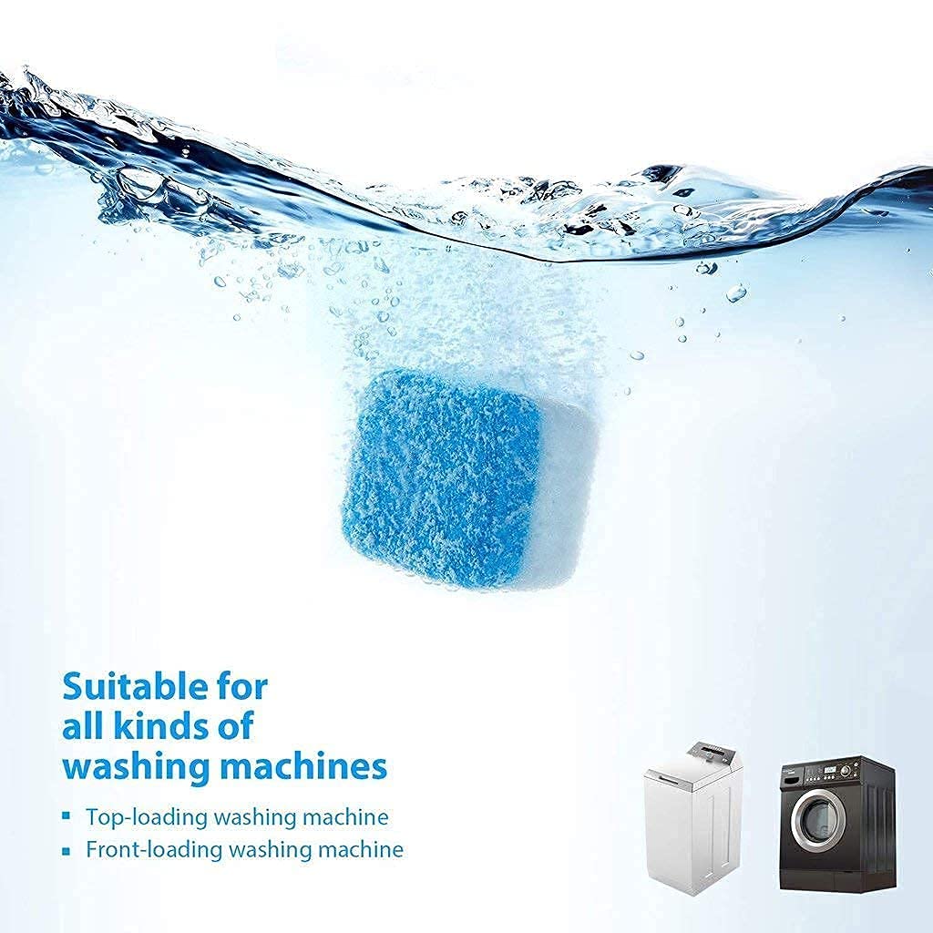 20 pcs Washing Machine Cleaner De-scaler tablet