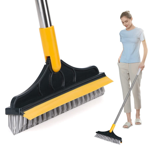 2-in-1 Bathroom Cleaning Brush and Wiper Streamline Your Cleaning Routine with the