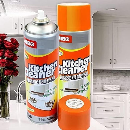 kitchen cleaner that is designed to remove grease, grime, oil residue, and stains from various surfaces in the kitchen