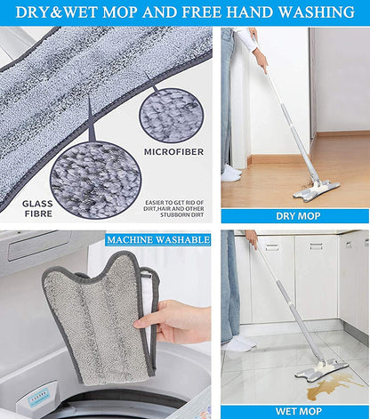 X Shape Mop for Home and Office Floors Elevate Your Cleaning Game