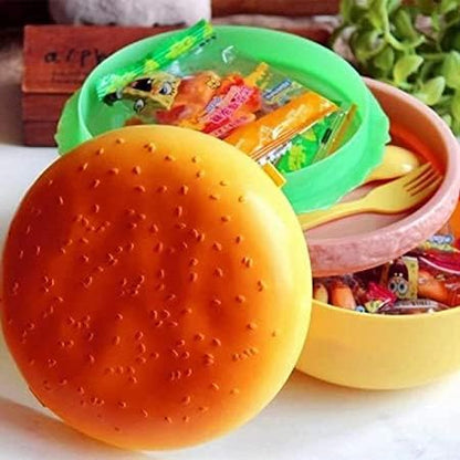 Fun Burger Shaped Lunch Box for Kids