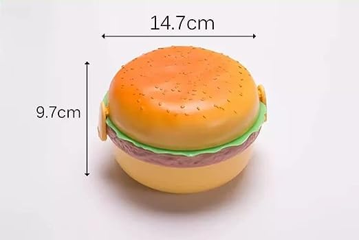 Fun Burger Shaped Lunch Box for Kids