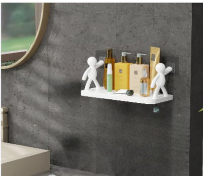 Organize with Ease: Bathroom Kitchen Doll Storage Rack Shelf - Your Solution to Clutter-Free Spaces!