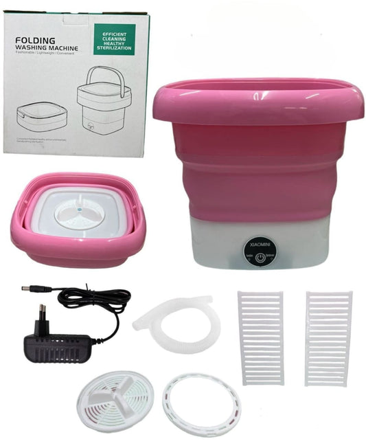 portable folding washing machine mini washing machine, handheld turbo washing machine for underwear socks T-shirts