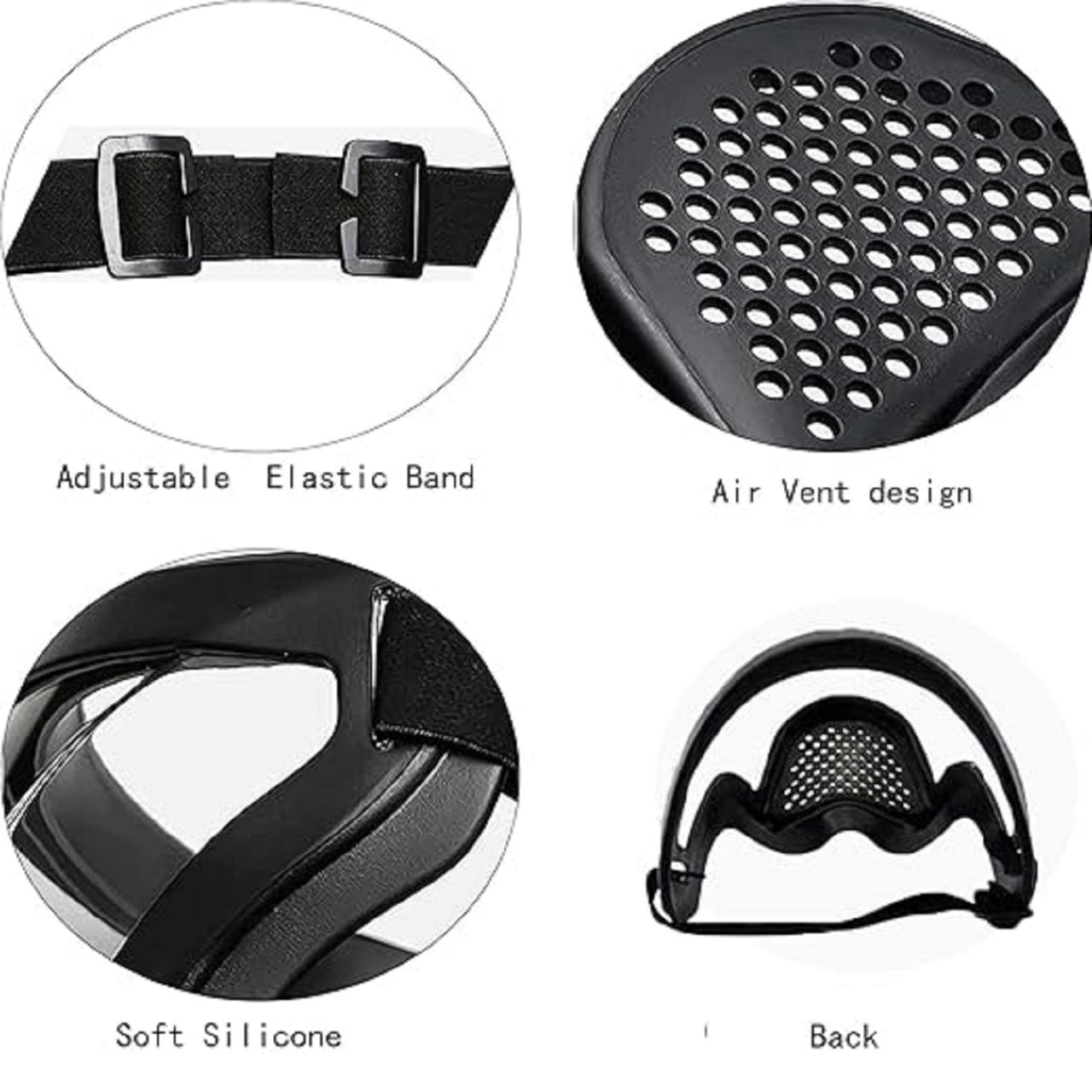 Full Face Super Protective Shields, Bike Cycling Face Shield with Clear Spray Splash Proof Full Face Protection