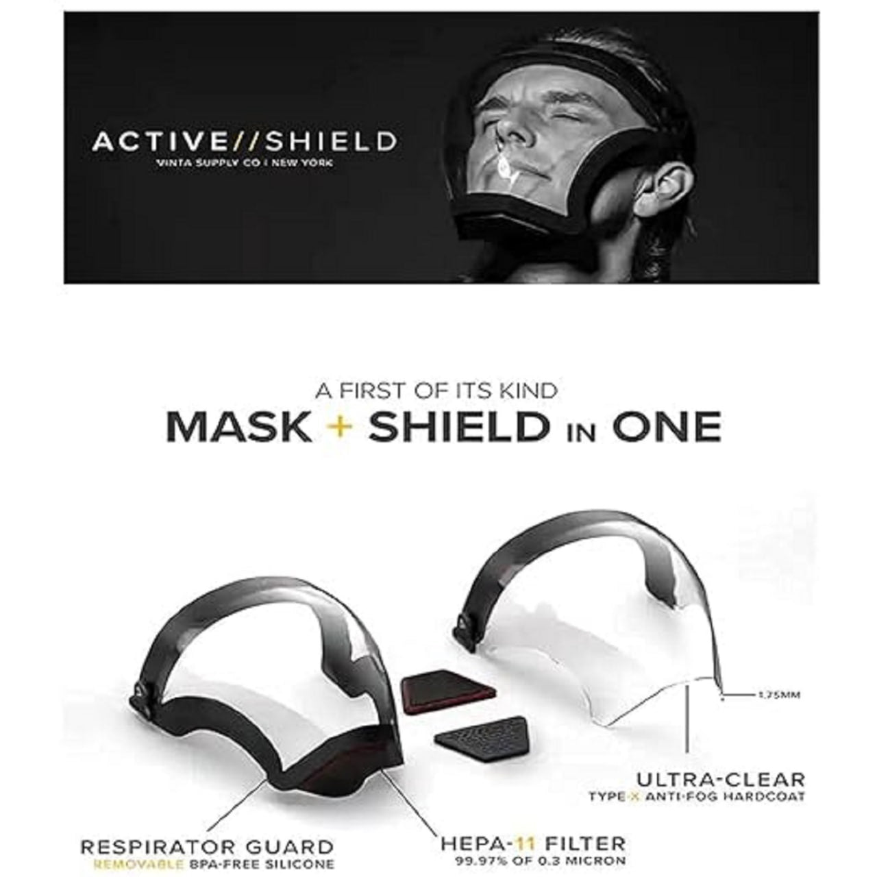 Full Face Super Protective Shields, Bike Cycling Face Shield with Clear Spray Splash Proof Full Face Protection