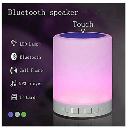 LED Touch Lamp Bluetooth Speaker - Multi-functional Wireless Speaker for Enhanced Ambiance and Audio Experience