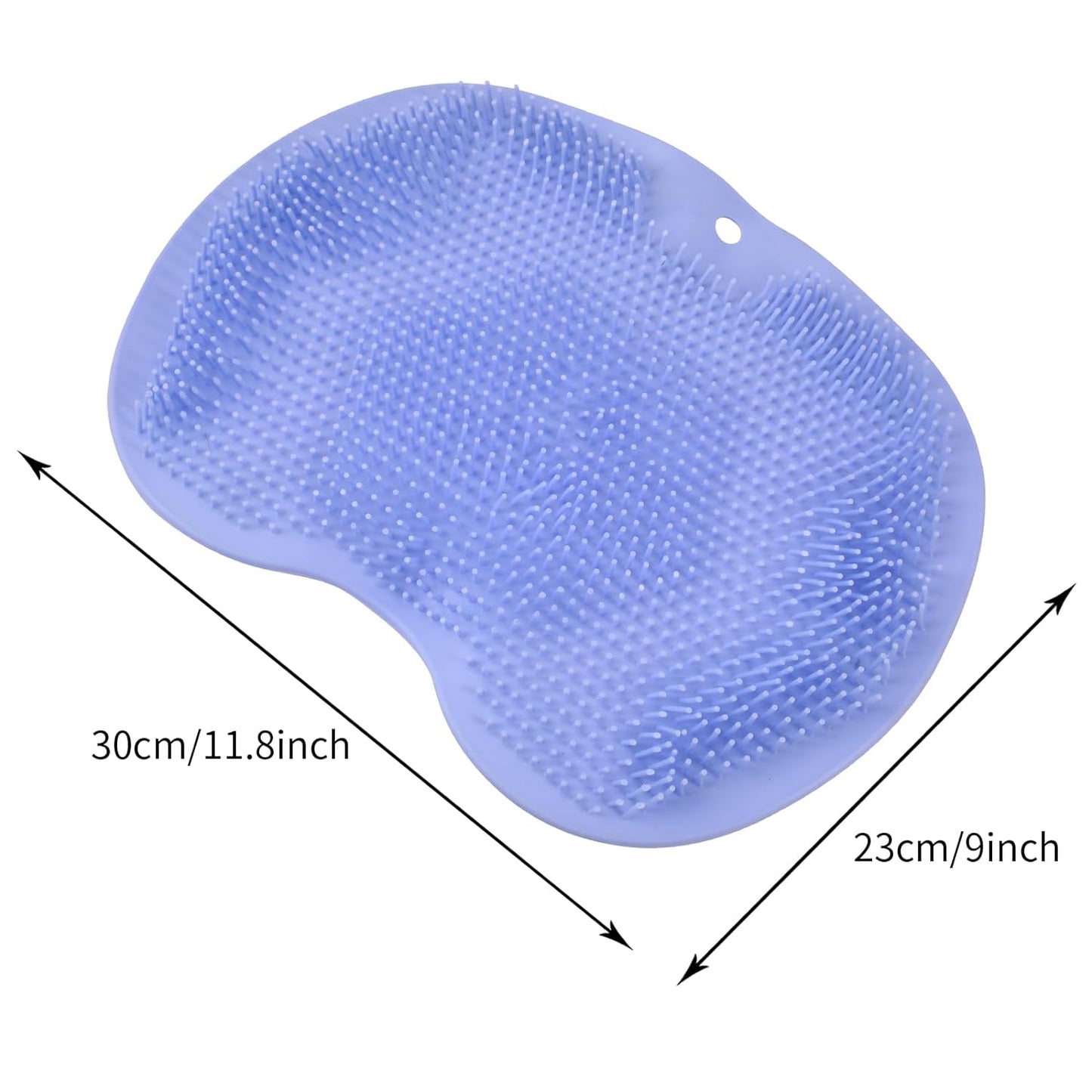 Hands-Free Shower Silicon Foot & Back Scrubber Mat for Luxurious Bathing Experience