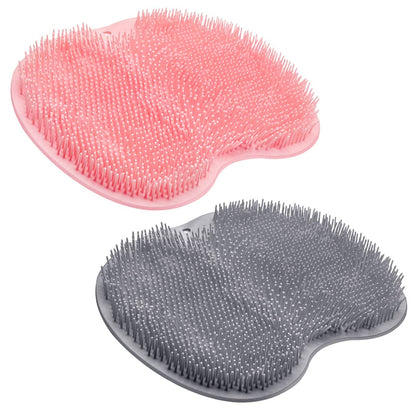 Hands-Free Shower Silicon Foot & Back Scrubber Mat for Luxurious Bathing Experience