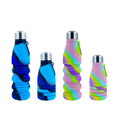 Collapsible Silicone Water Bottle for On-the-Go Hydration