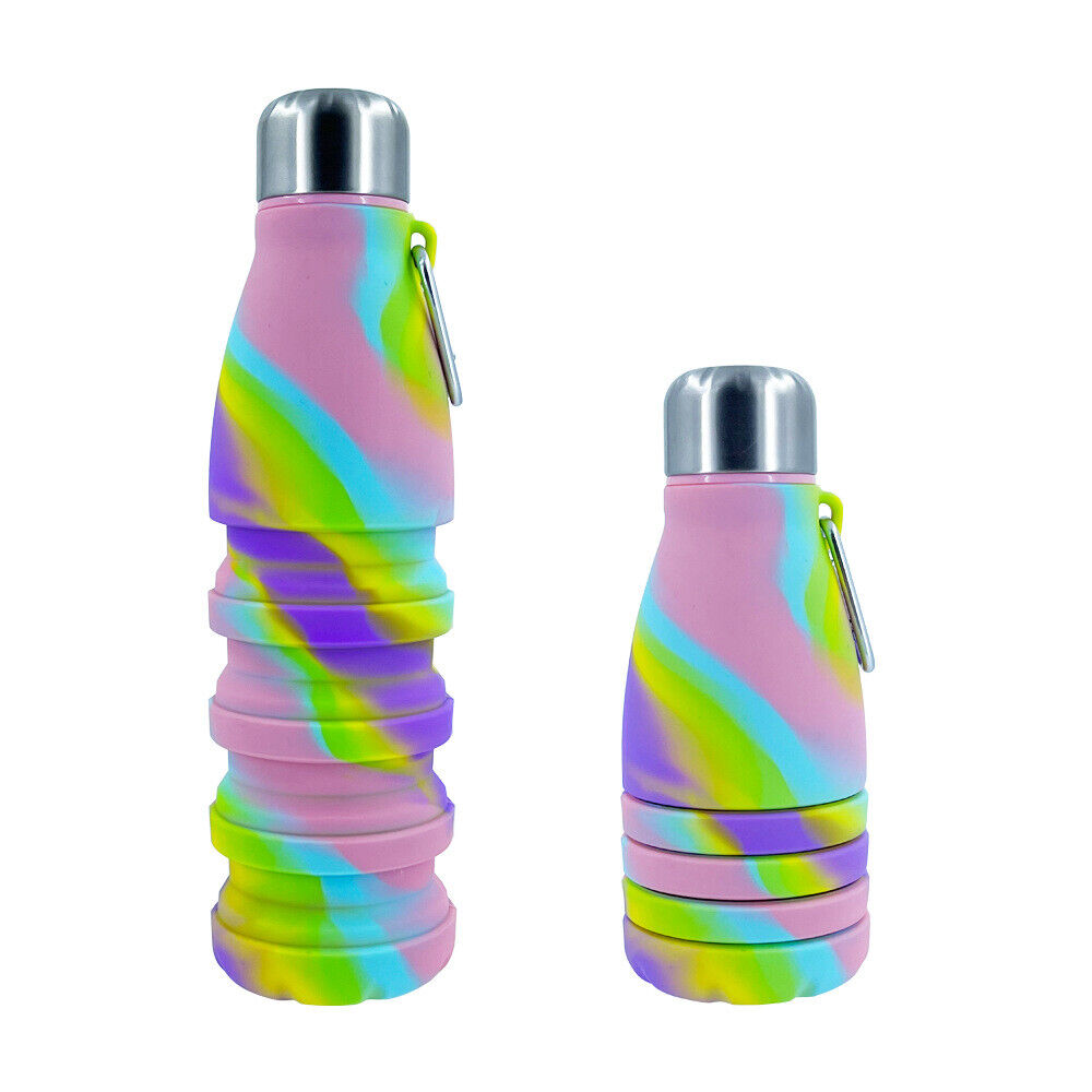 Collapsible Silicone Water Bottle for On-the-Go Hydration