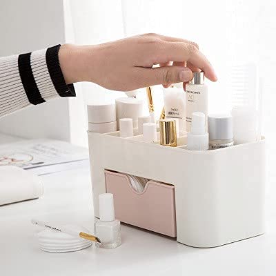 Stylish Cosmetic Makeup Storage Box Organizer with Drawers