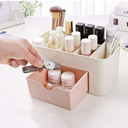 Stylish Cosmetic Makeup Storage Box Organizer with Drawers