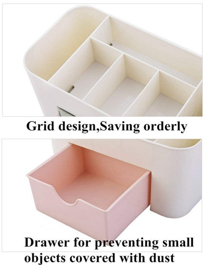 Stylish Cosmetic Makeup Storage Box Organizer with Drawers