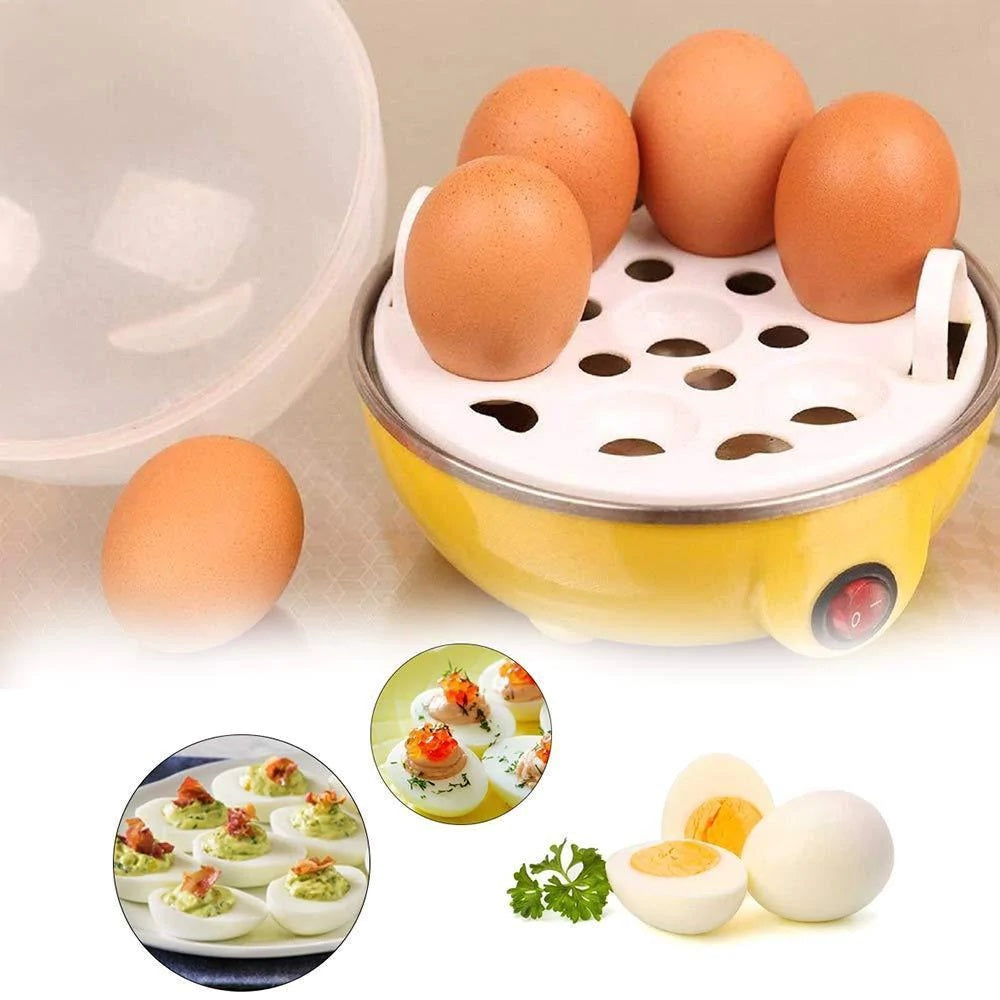 Electric 7-Egg Boiler: Fast, Fluffy Eggs Every Time!