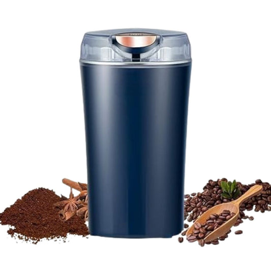 Electric Coffee Grinder Stainless Steel Spice & Nut Grinder for Home Use Easy One-Click Operation, Compact & Portable Design