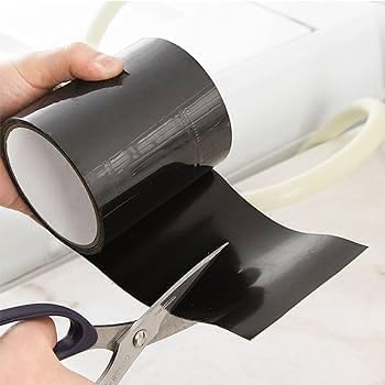 Flex Tape for Seal Leakage Tape for Water Leakage Super Strong Waterproof Tape Adhesive Tape for Water Tank Sink Sealant for Gaps (black)