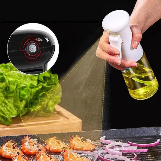 Glass oil Spray Dispenser Cooking 220ml Used for Air Fryer, Salad Making, Frying, BBQ