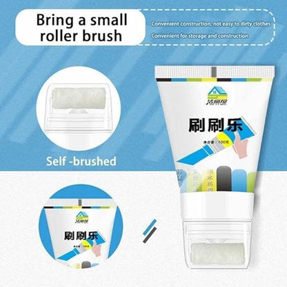 Wall Paint Repair Paste Roller DIY Graffiti Removal Renovation (White) 100gm