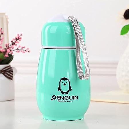 Penguin Cartoon Design Kids' Hot & Cold Water Bottle