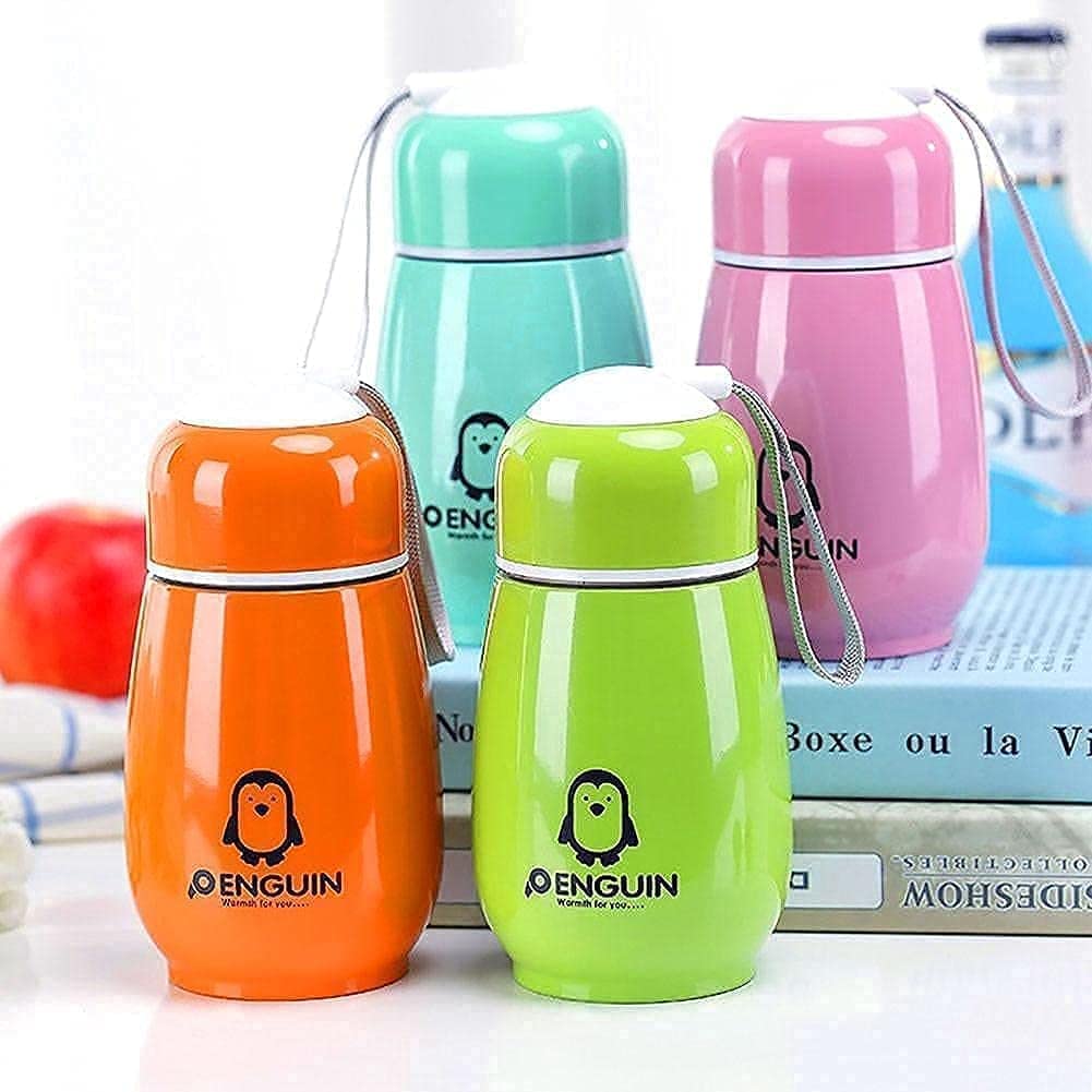 Penguin Cartoon Design Kids' Hot & Cold Water Bottle