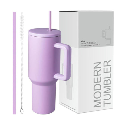 Tumbler with lid and Straw 1200ML Cup Stainless Steel Vacuum Insulated Flask for Water, Iced Tea or Coffee for Office Gym Travel (40 Oz 3 generation)