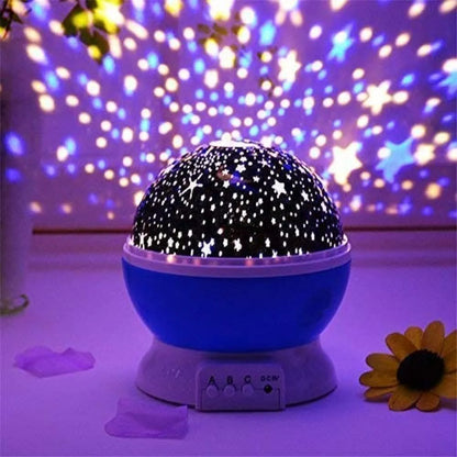 Star Master Projector with USB Wire Colorful Romantic LED Star Master Sky Night Projector Bed Light Lamp