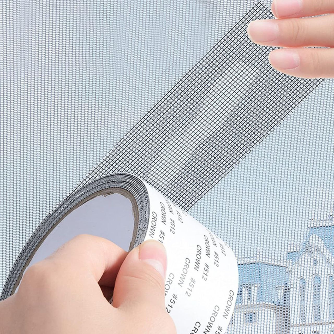 Waterproof Sticky Netting Screen Anti-Mosquito Mesh Window Hole Patch Repair Tape