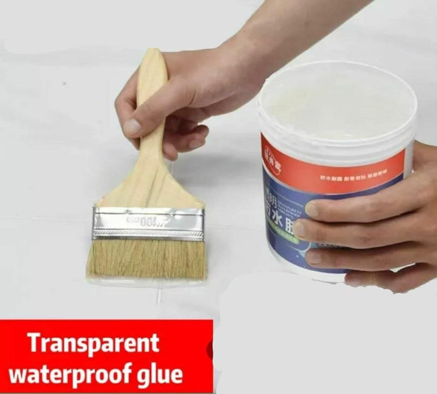 Waterproof Anti Leakage Glue Invisible Agent for Wood Coating Clear Seal Liquid - glue(300G)