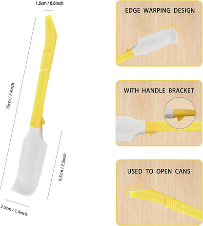 Silicone Jam Spreader with Can Opener End, Spatula Multi-function applicator, For Kitchen, Baking.1 pc