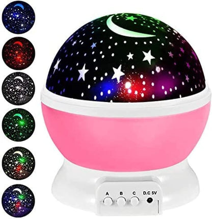 Star Master Projector with USB Wire Colorful Romantic LED Star Master Sky Night Projector Bed Light Lamp