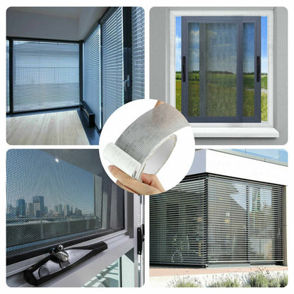 Waterproof Sticky Netting Screen Anti-Mosquito Mesh Window Hole Patch Repair Tape