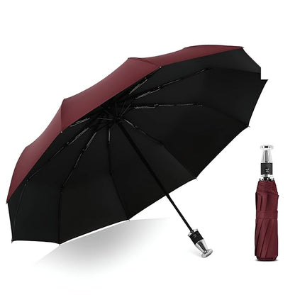 RR Auto Open Close Umbrella for Rain 3 Fold with Auto, Windproof Large