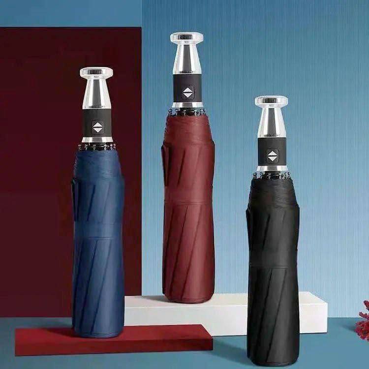 RR Auto Open Close Umbrella for Rain 3 Fold with Auto, Windproof Large