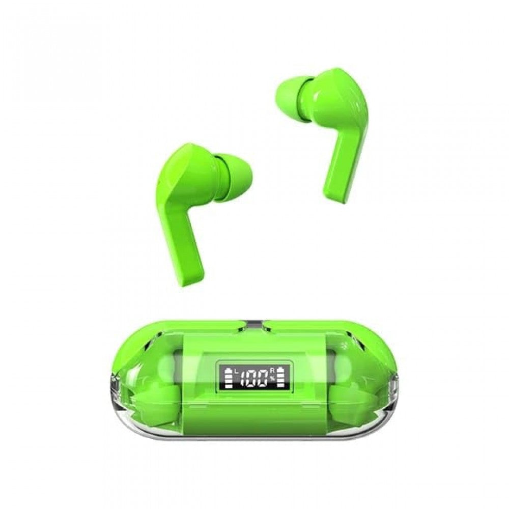 S10 Pro Transparent TWS Earbud, Bluetooth Earbuds with Display