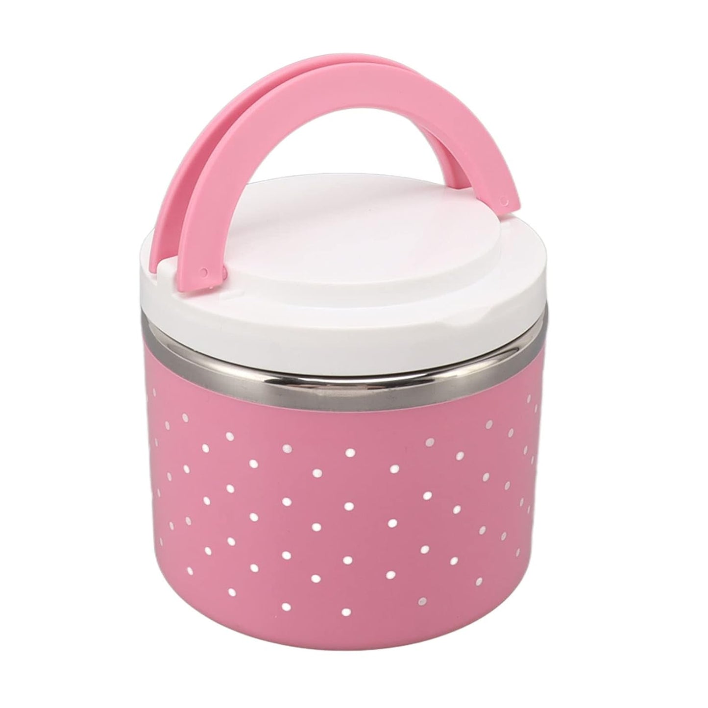 Lightweight Thermal Bento Box for Office and On-the-Go Dining pink