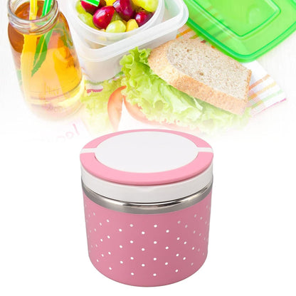 Lightweight Thermal Bento Box for Office and On-the-Go Dining pink