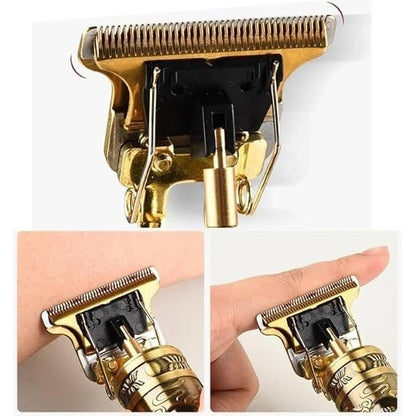 Professional Vintage T9 Trimmer Rechargeable 0Mm Cutting Professional Clipper