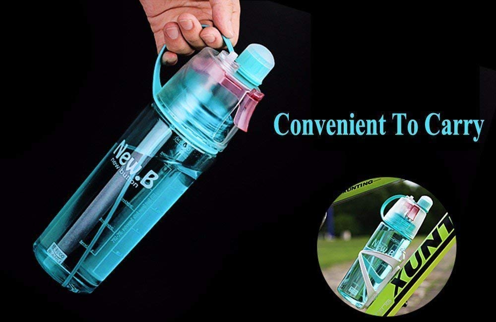 2 in 1 Water Bottle and Spray Gun for Refreshing Hydration