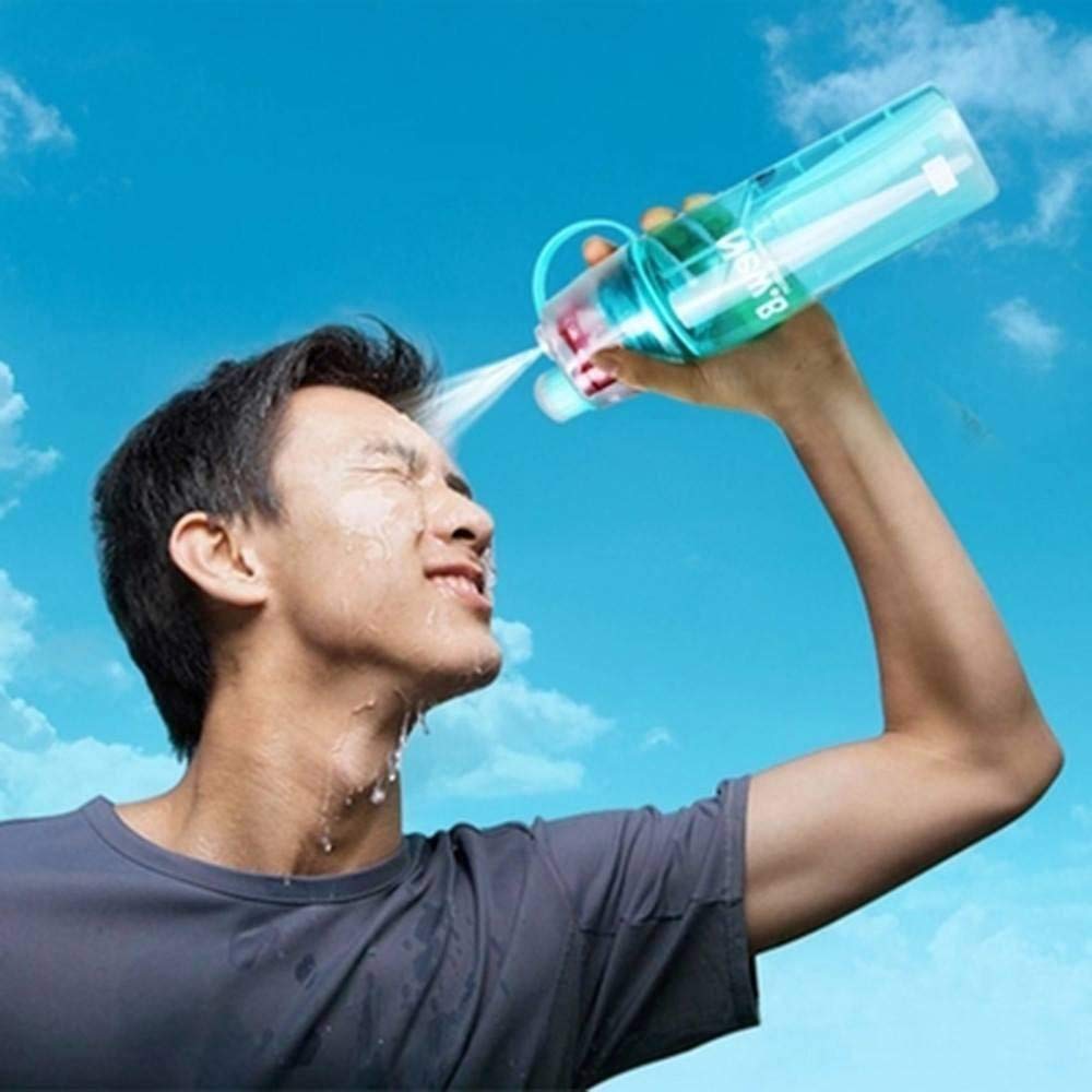 2 in 1 Water Bottle and Spray Gun for Refreshing Hydration